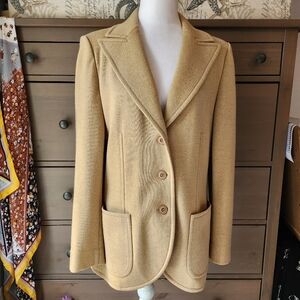 Bleyle for Hooper 100% Virgin Wool Blazer Jacket Made In West Germany Womens 14